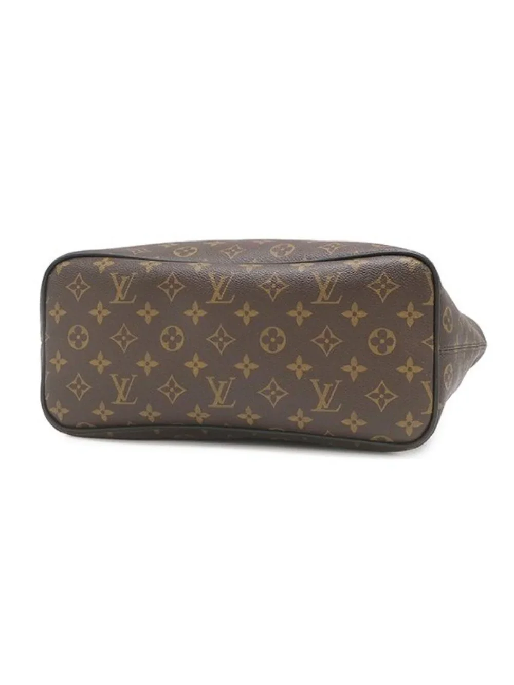 Louis Vuitton Backpack Parc Monogram Macassar Black Silver Brown